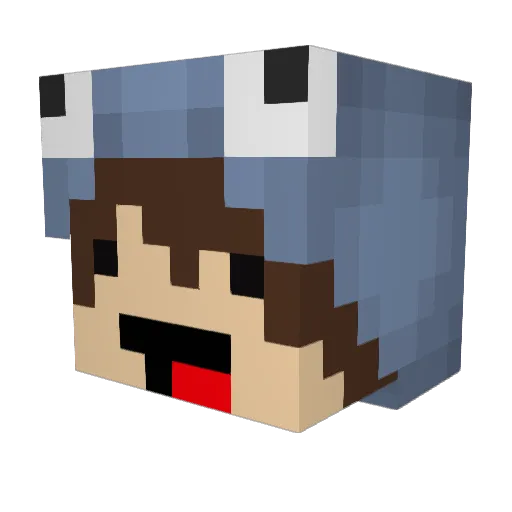 tobuscusrules132 Minecraft avatar head, 3D render