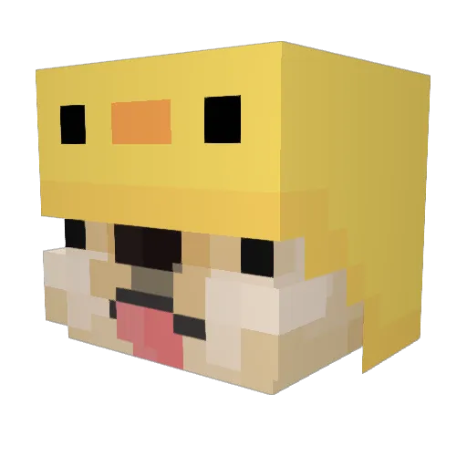 toby0130 Minecraft avatar head, 3D render