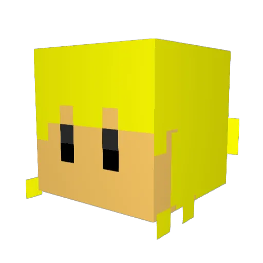 tobyfan1828 Minecraft avatar head, 3D render