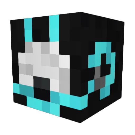 tobyirlam Minecraft avatar head, 3D render