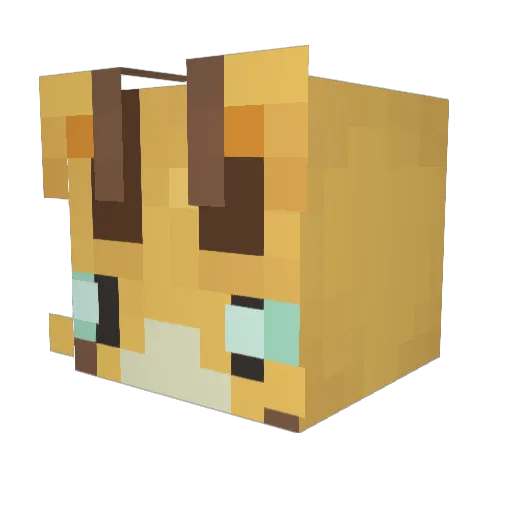 tobyoyoby Minecraft avatar head, 3D render