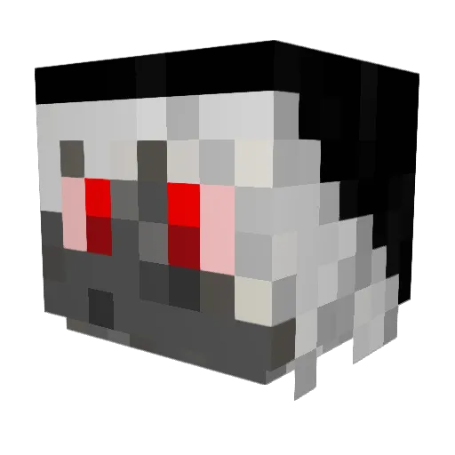 tochik_kai Minecraft avatar head, 3D render