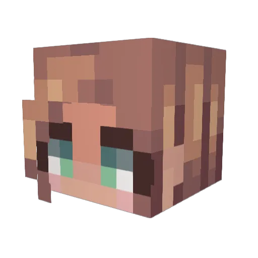 tocows Minecraft avatar head, 3D render