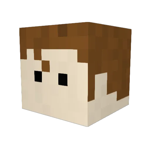 toddec Minecraft avatar head, 3D render