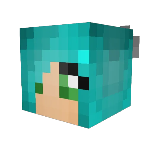 todeku3487 Minecraft avatar head, 3D render