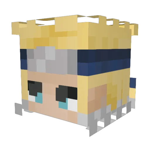 todko31 Minecraft avatar head, 3D render
