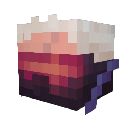 todkung Minecraft avatar head, 3D render