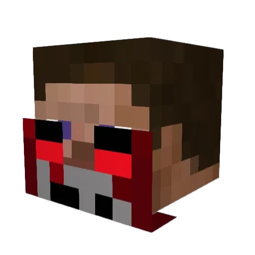 toekisser1 Minecraft avatar head, 3D render