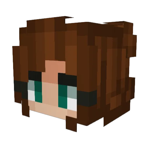 toellem Minecraft avatar head, 3D render