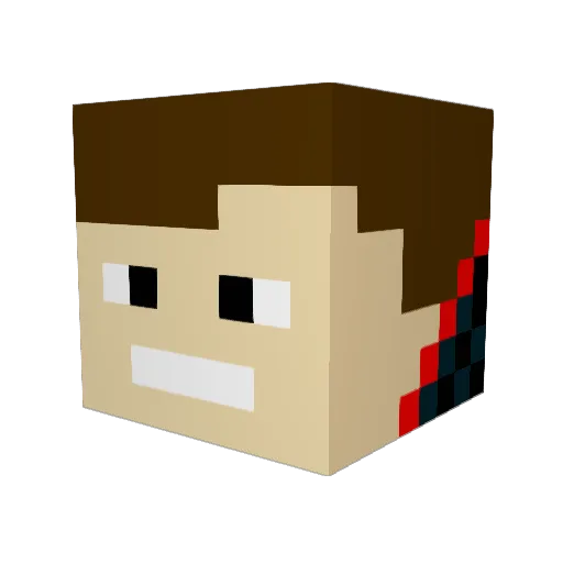 toetoe3322 Minecraft avatar head, 3D render
