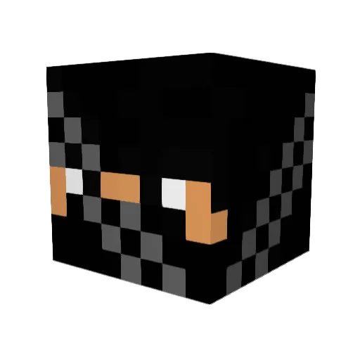 toezi Minecraft avatar head, 3D render