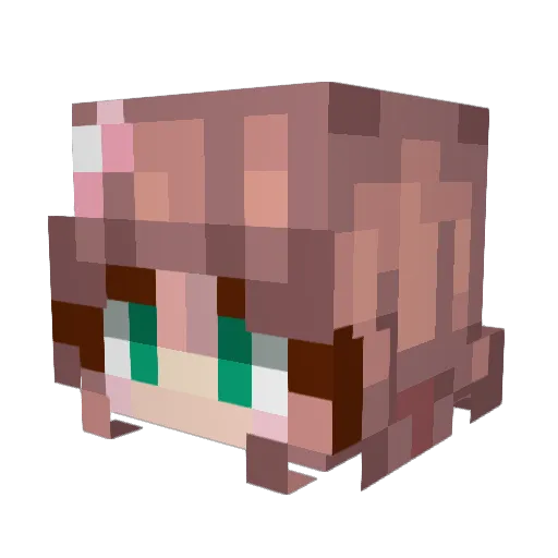 toffee1009 Minecraft avatar head, 3D render