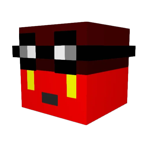 toffeewaffle Minecraft avatar head, 3D render
