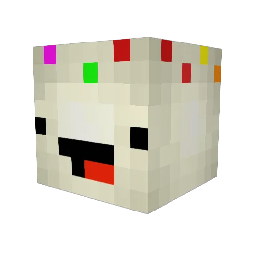 tofu111 Minecraft avatar head, 3D render
