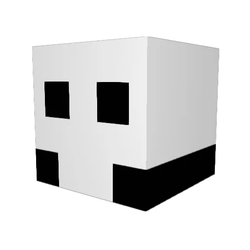 tofugirl14 Minecraft avatar head, 3D render