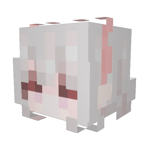 togaism Minecraft avatar head, 3D render