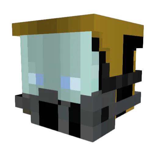 togaman Minecraft avatar head, 3D render