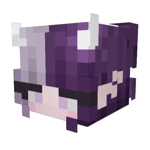 togepaige Minecraft avatar head, 3D render