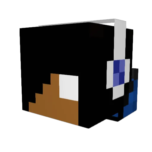 togepi1972 Minecraft avatar head, 3D render