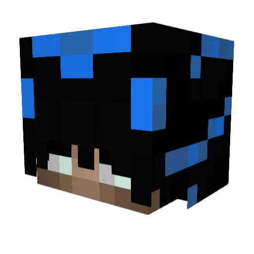 togglehits Minecraft avatar head, 3D render