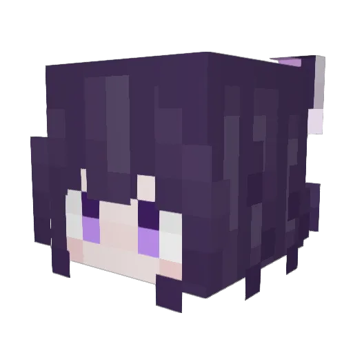 tohka213 Minecraft avatar head, 3D render