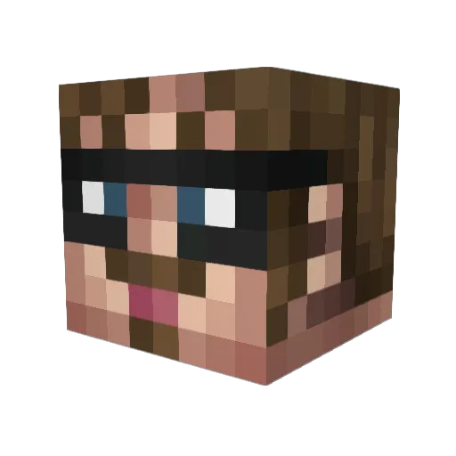 toikkis Minecraft avatar head, 3D render