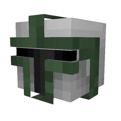 toinkish Minecraft avatar head, 3D render