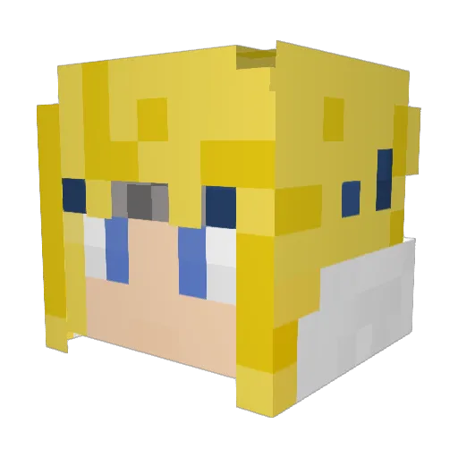 toiremann11 Minecraft avatar head, 3D render