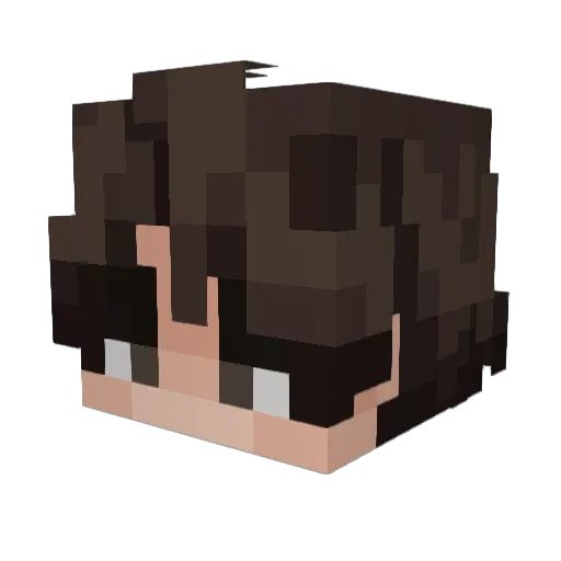 tokei7114 Minecraft avatar head, 3D render