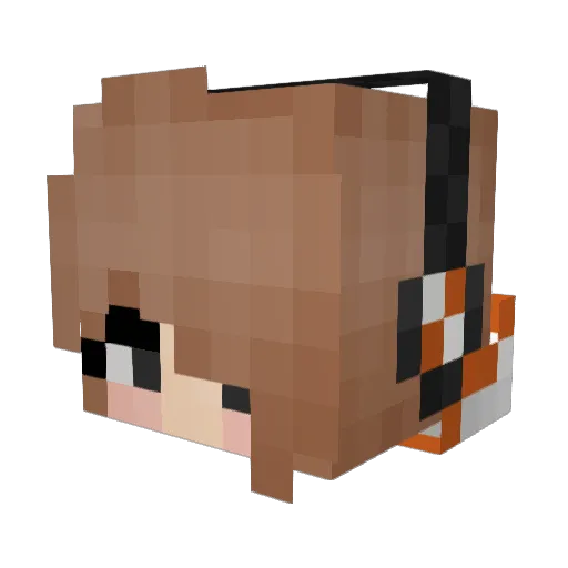 toki911 Minecraft avatar head, 3D render