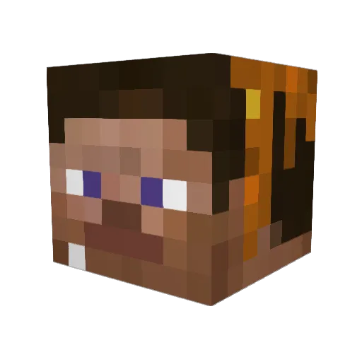 tokoro1056 Minecraft avatar head, 3D render