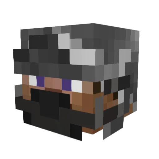 tokoschi Minecraft avatar head, 3D render