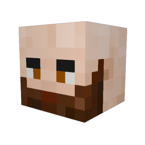 tokpl Minecraft avatar head, 3D render