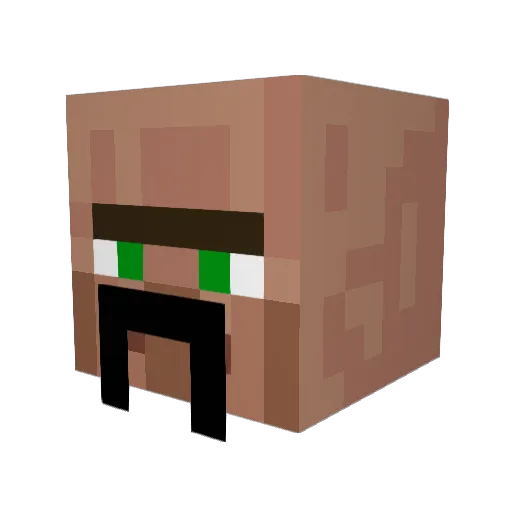 tokxy_ Minecraft avatar head, 3D render
