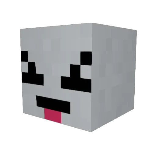 tokyoslondon Minecraft avatar head, 3D render
