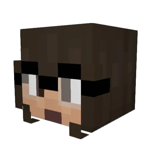 toledoh Minecraft avatar head, 3D render