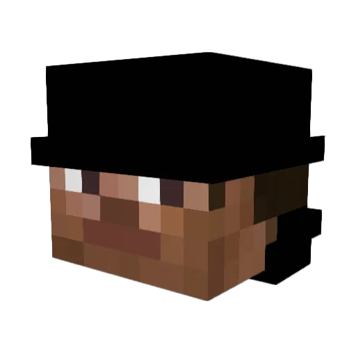 tollo__ Minecraft avatar head, 3D render