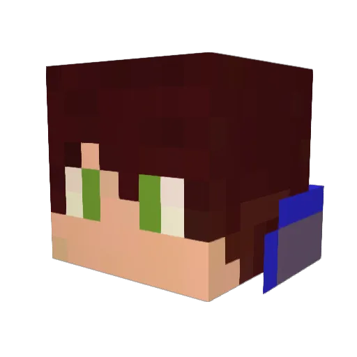 tolnedo Minecraft avatar head, 3D render