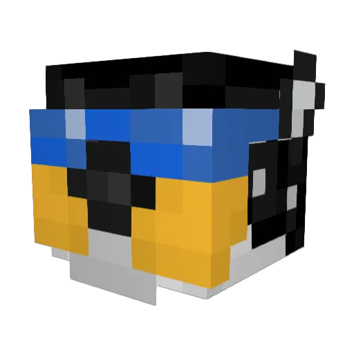 tom1072 Minecraft avatar head, 3D render