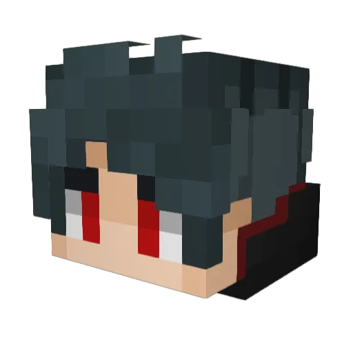 tom12_ Minecraft avatar head, 3D render