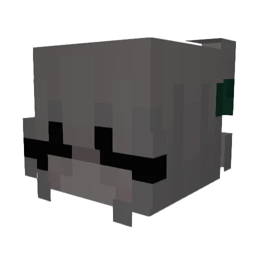 tom8oz Minecraft avatar head, 3D render