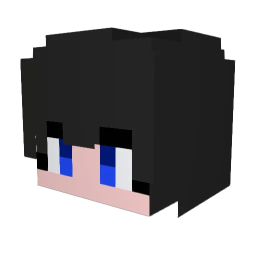 tom_201513 Minecraft avatar head, 3D render