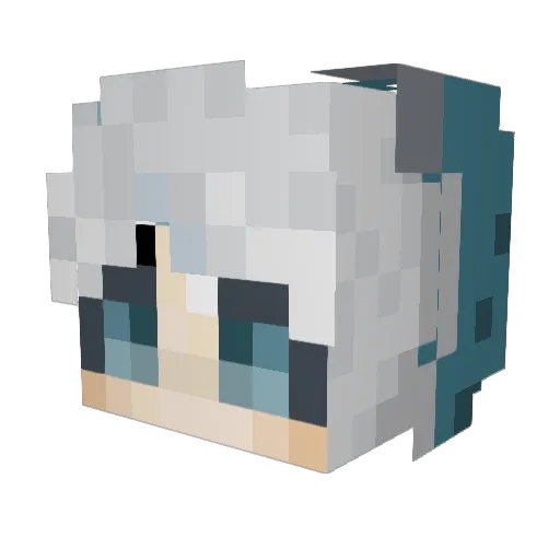 tom_atBe Minecraft avatar head, 3D render