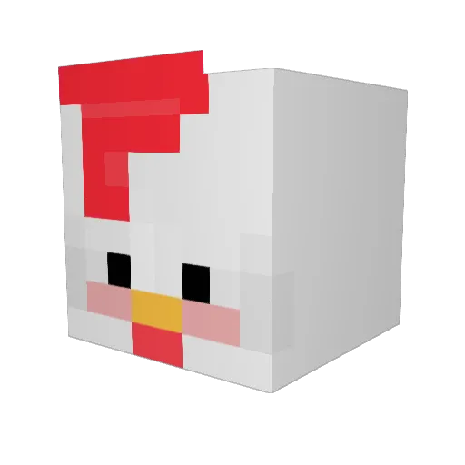 tom_ofdeath Minecraft avatar head, 3D render