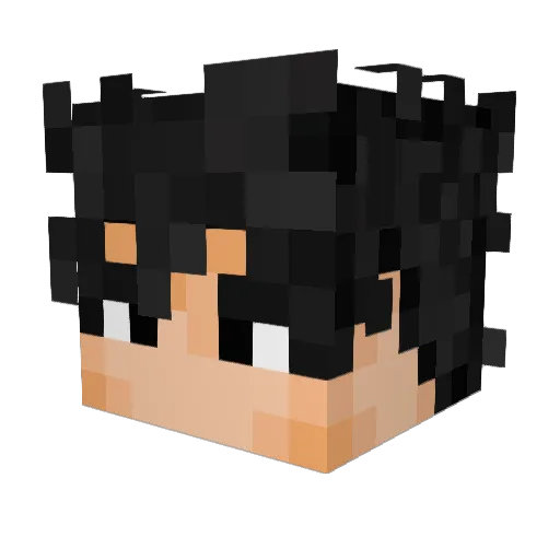 toma13 Minecraft avatar head, 3D render