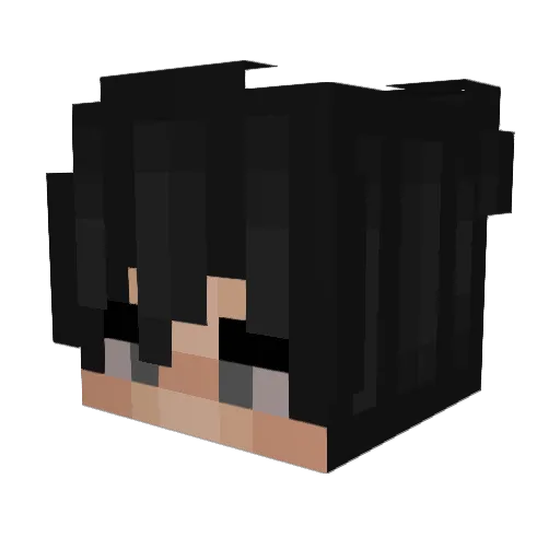 tomaawa Minecraft avatar head, 3D render