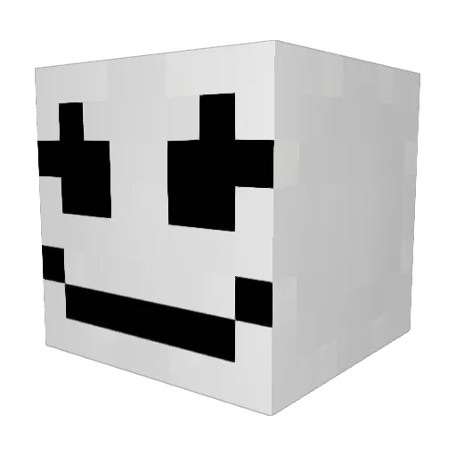 tomadler Minecraft avatar head, 3D render