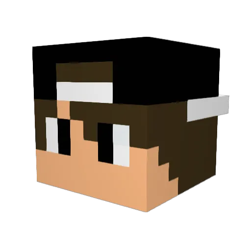 tomahalk7060 Minecraft avatar head, 3D render
