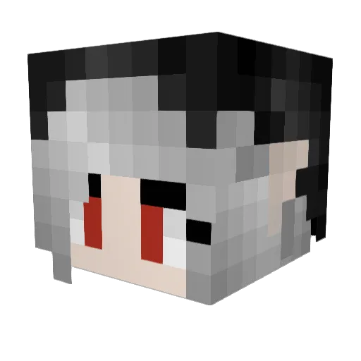 tomaidoh Minecraft avatar head, 3D render