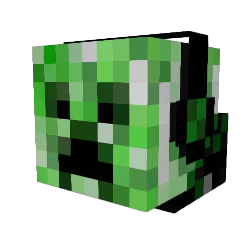 tomaman49 Minecraft avatar head, 3D render